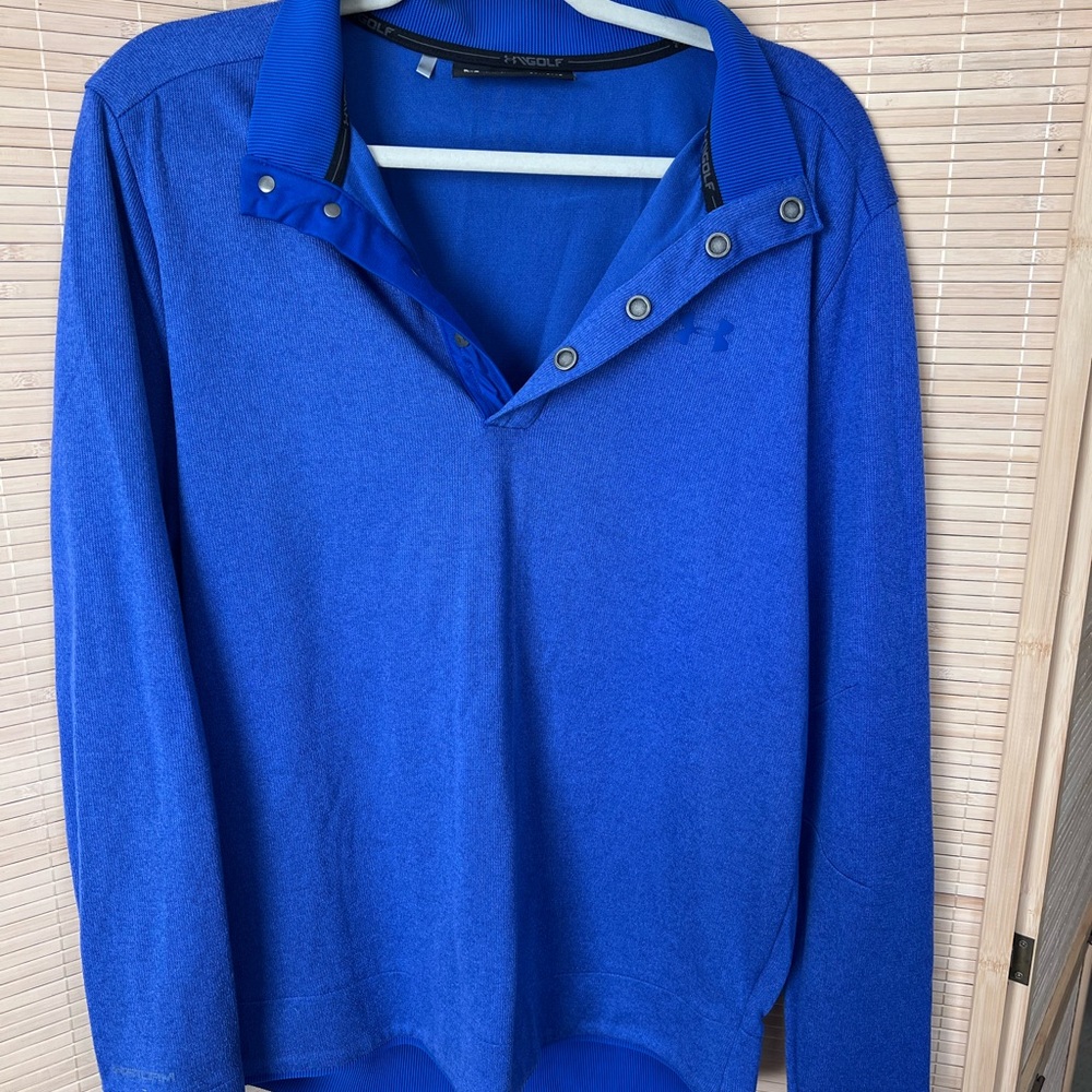Under Armour Men's Vibrant Blue Polo